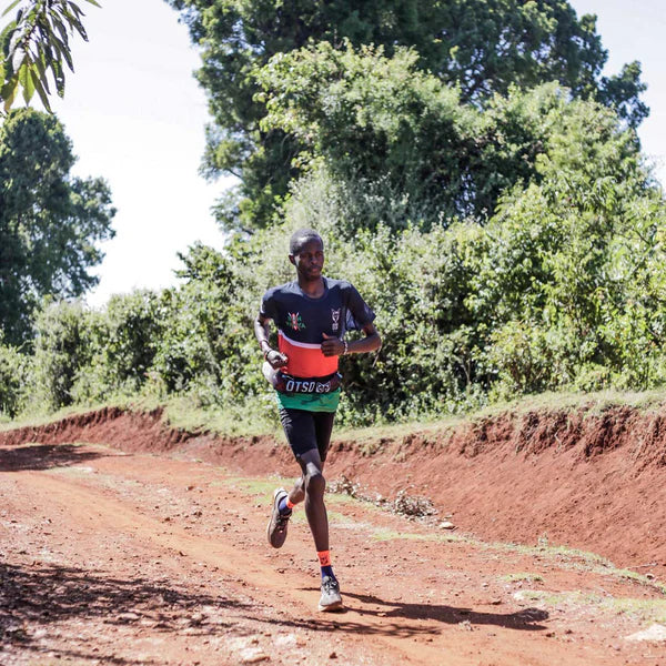 OTSO - Cinturón de correr unisex - Black & Turquoise