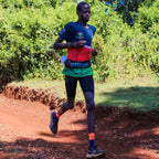 OTSO - Cinturón de correr unisex - Black & Turquoise