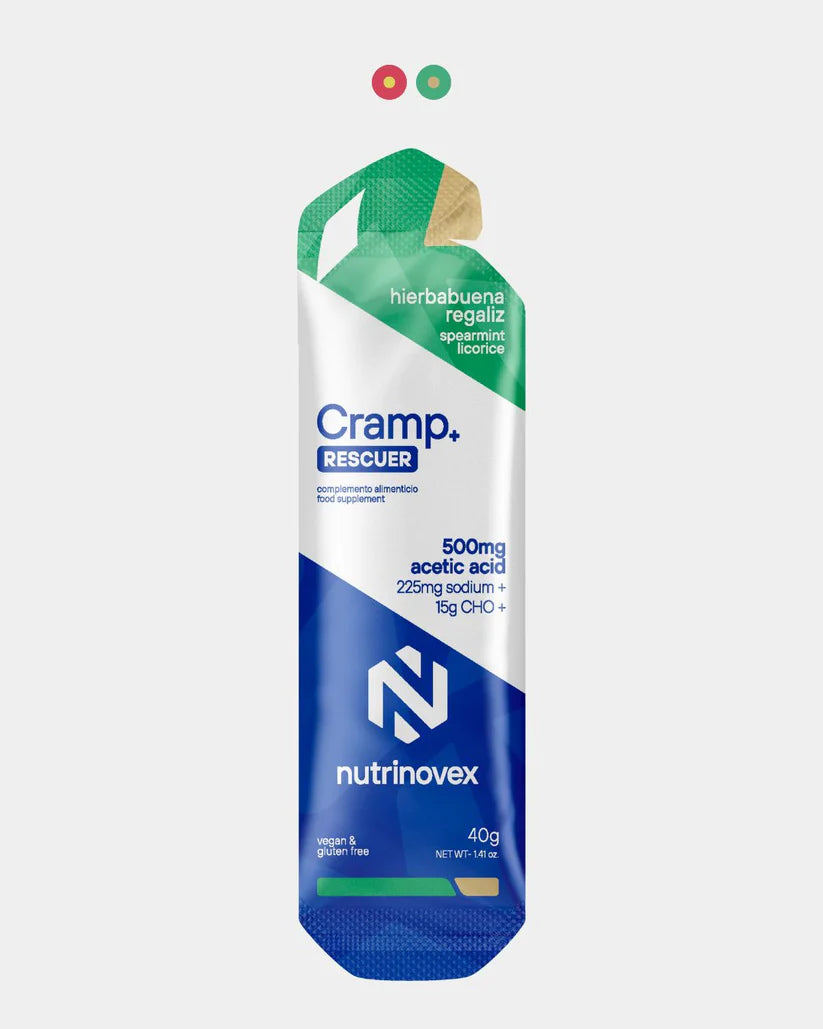 GEL NUTRINOVEX CRAMP RESCUER - Hierbabuena y Regaliz