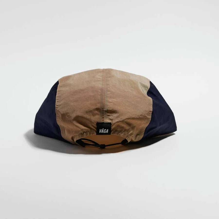 GORRA VÅGA PACER - Navy Blue / Utility Green / Taupe