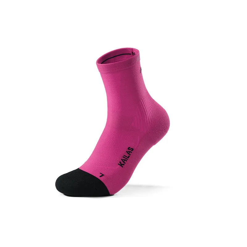 CALCETINES KAILAS FUGA MID-CUT TRAIL RUNNING - Electric Pink