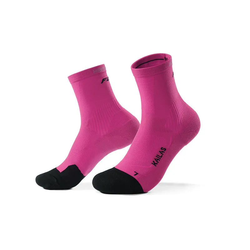 CALCETINES KAILAS FUGA MID-CUT TRAIL RUNNING - Electric Pink