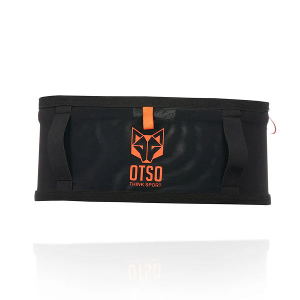 OTSO - Cinturón de correr unisex - Black & Orange