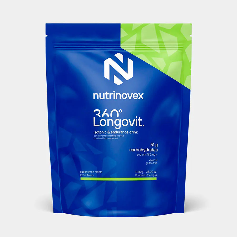 BEBIDA ENERGÉTICA NUTRINOVEX LONGOVIT 360 - Limón Menta 1080g