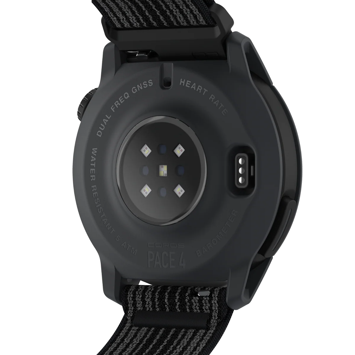 RELOJ GPS COROS PACE 4 NYLON - Negro