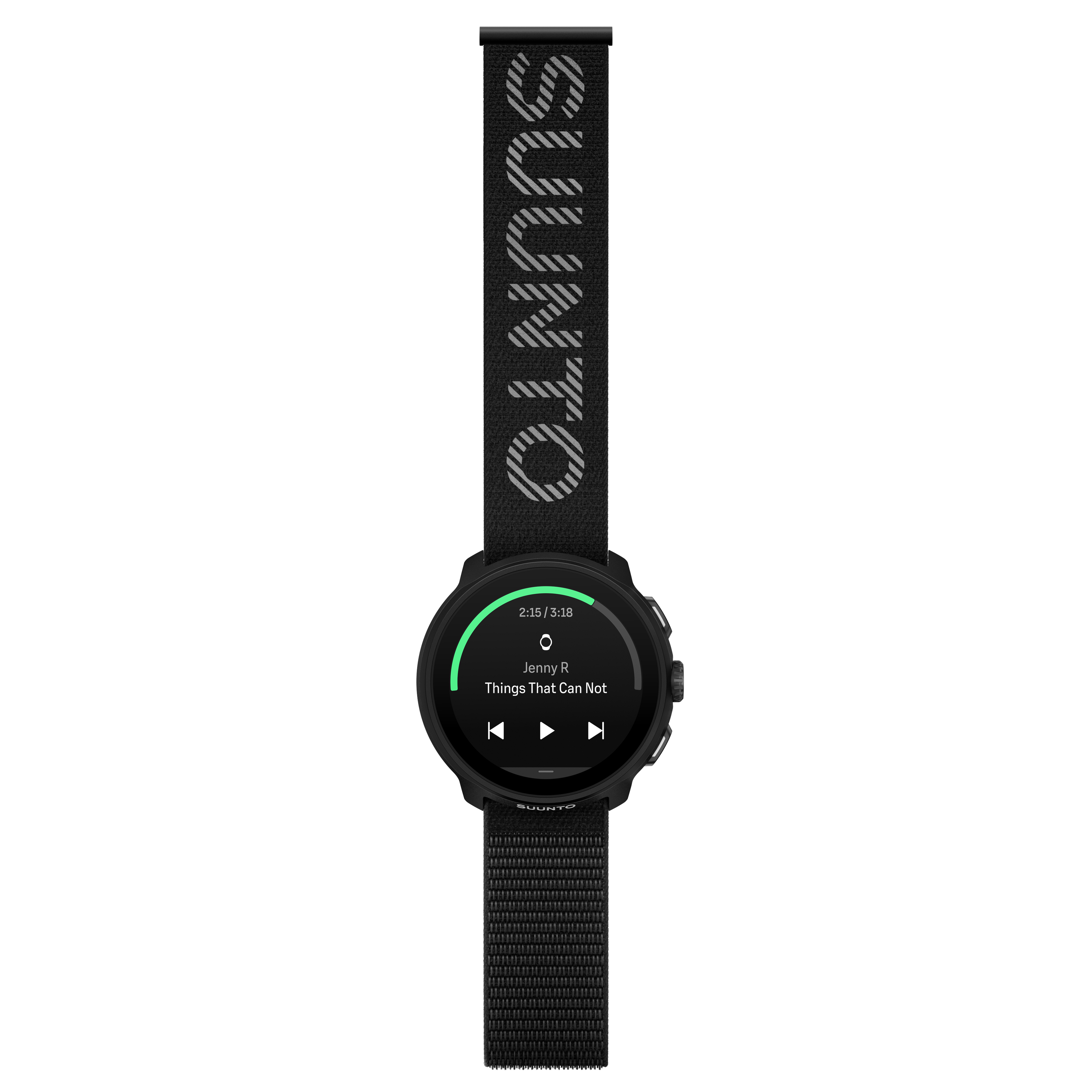 Suunto Run All black - Correa textil