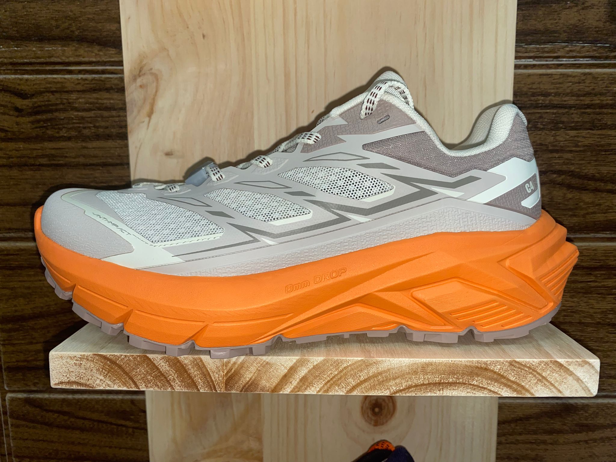 ZAPATILLAS KAILAS FUGA C4 W - Dawn gray/Bright Orange