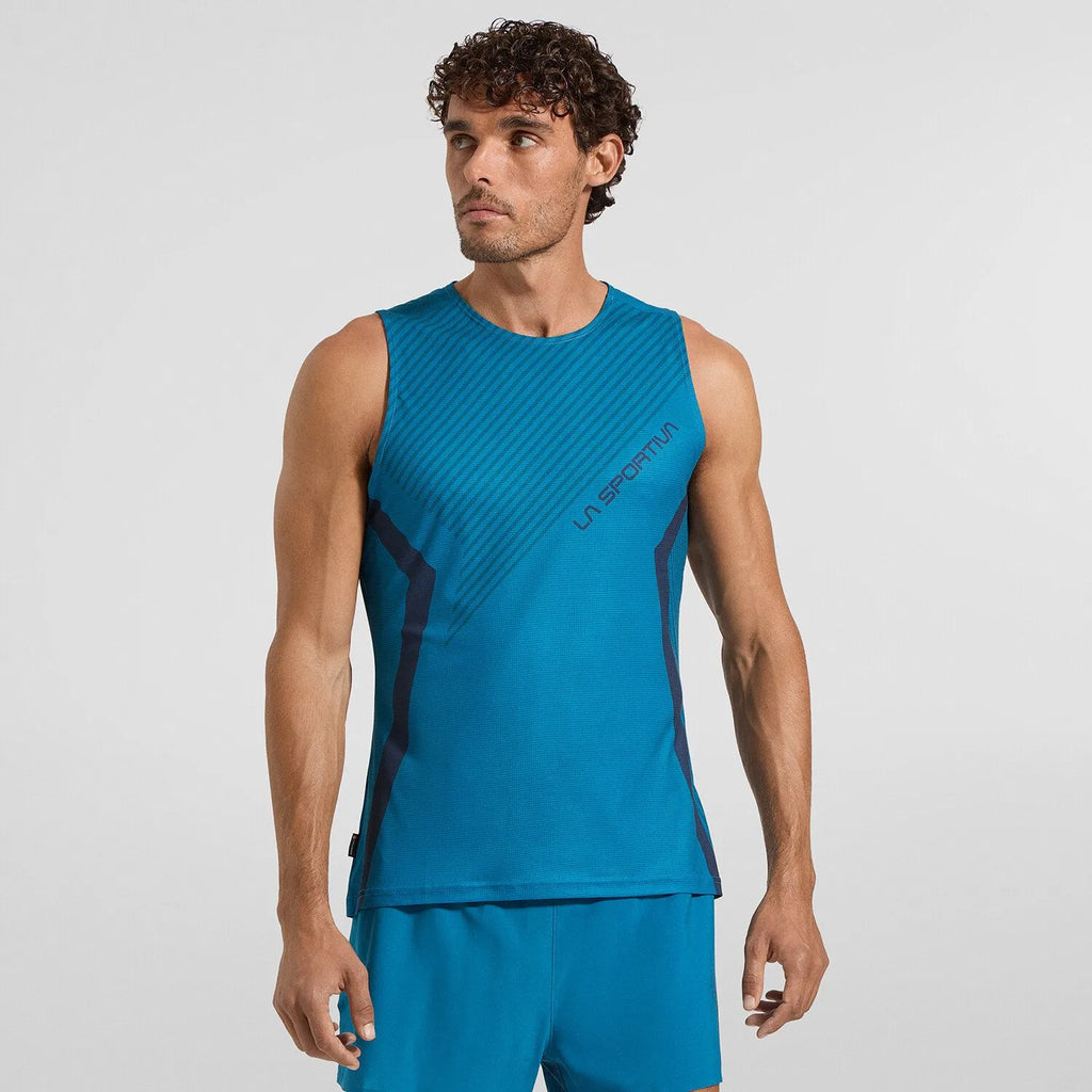 La Sportiva Flow Tank Men - Lake/Night Sky