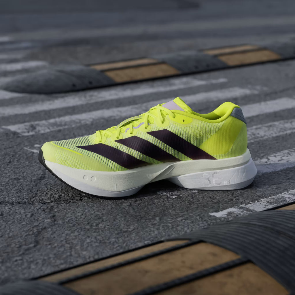Zapatilla Adidas Adizero Boston 13 - Solar Yellow / Aurora Plum / Powder Plum