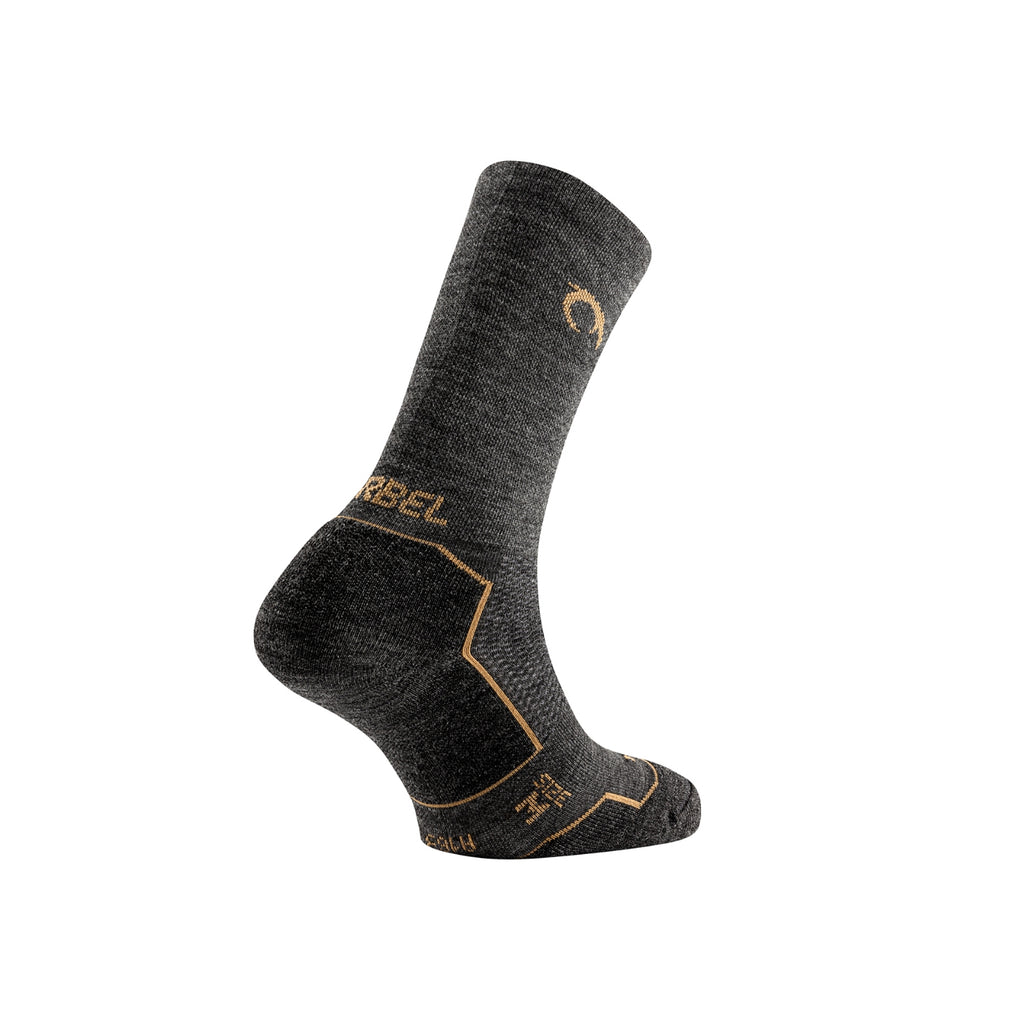 Calcetines LURBEL - Agres Five - Gris marengo / Mostaza