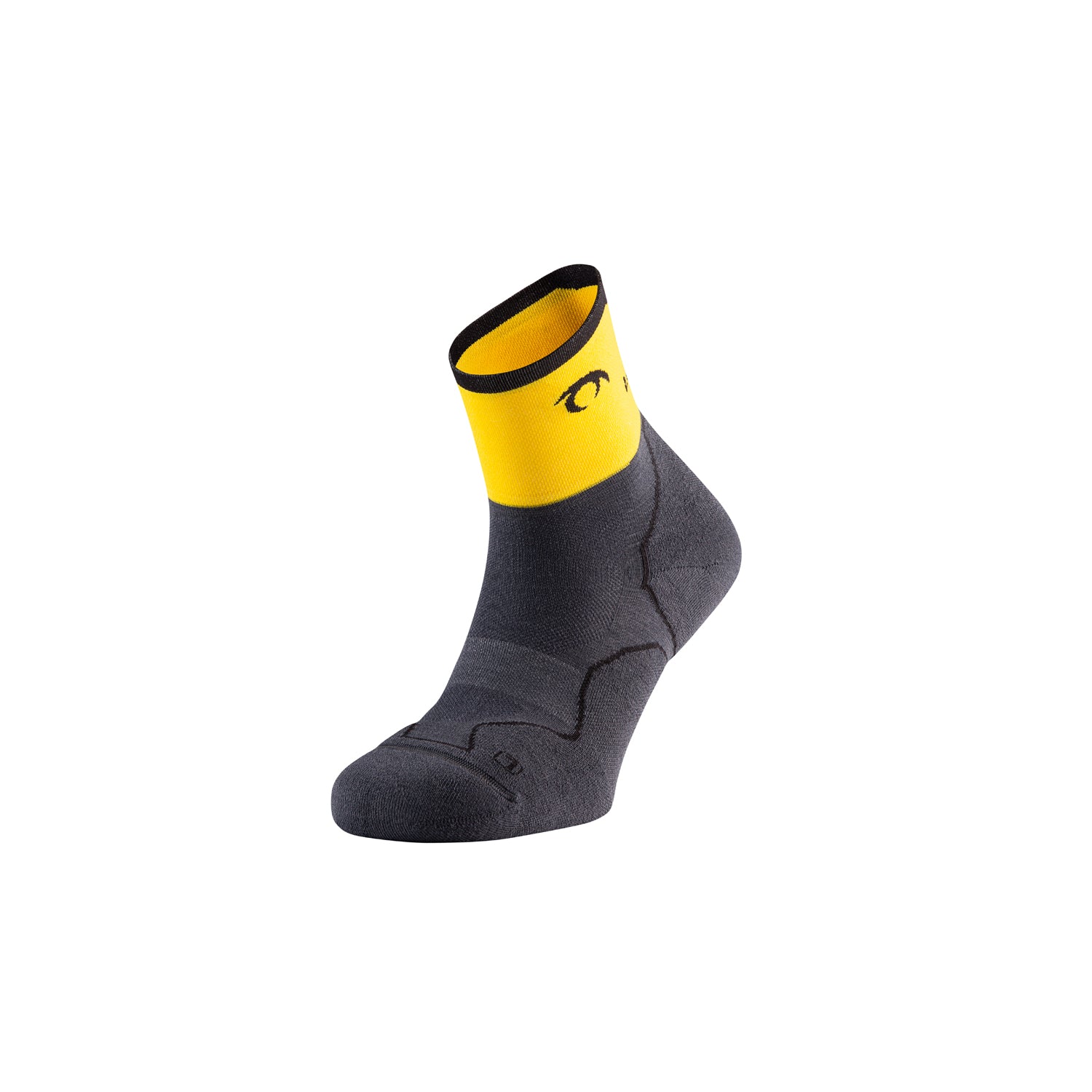 Calcetines LURBEL - Desafio four - Gris marengo / Amarillo