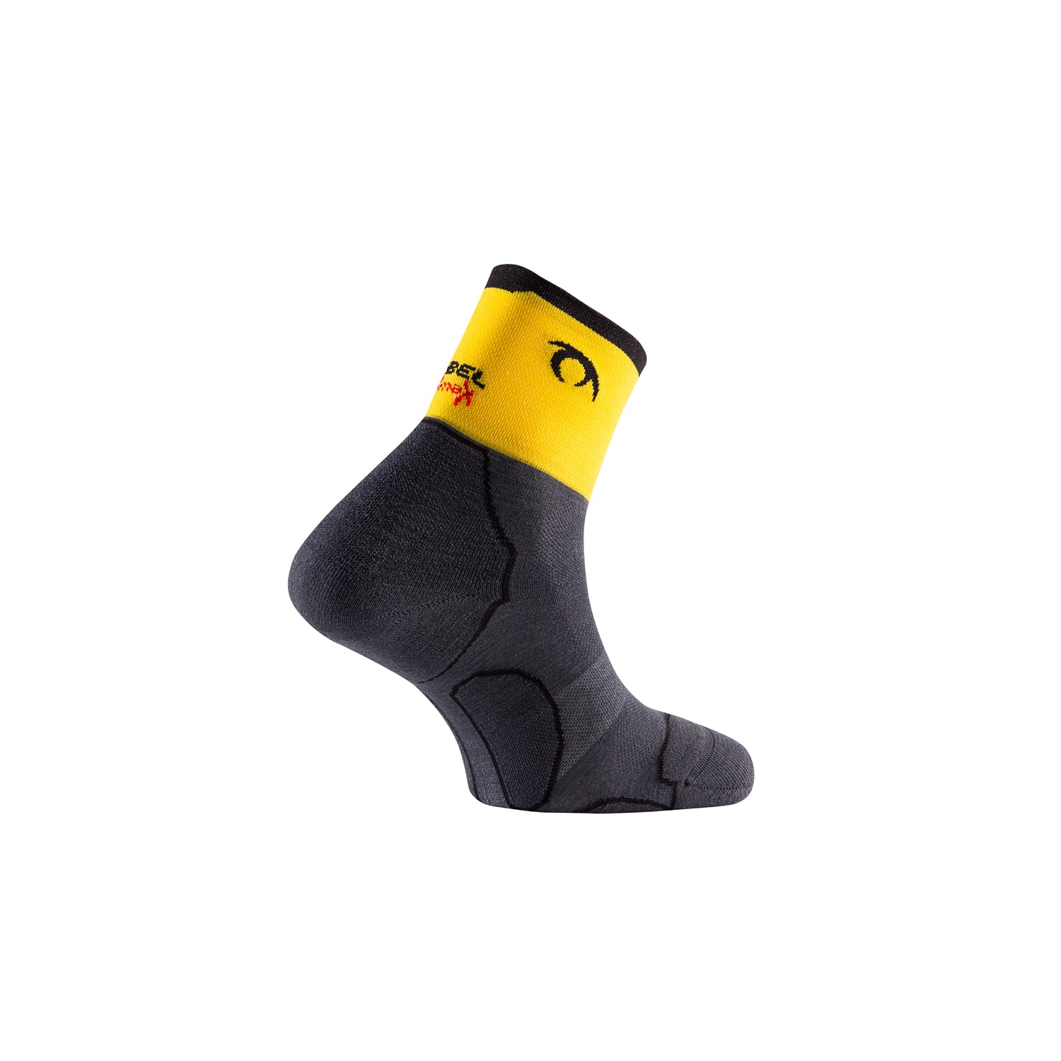 Calcetines LURBEL - Desafio four - Gris marengo / Amarillo