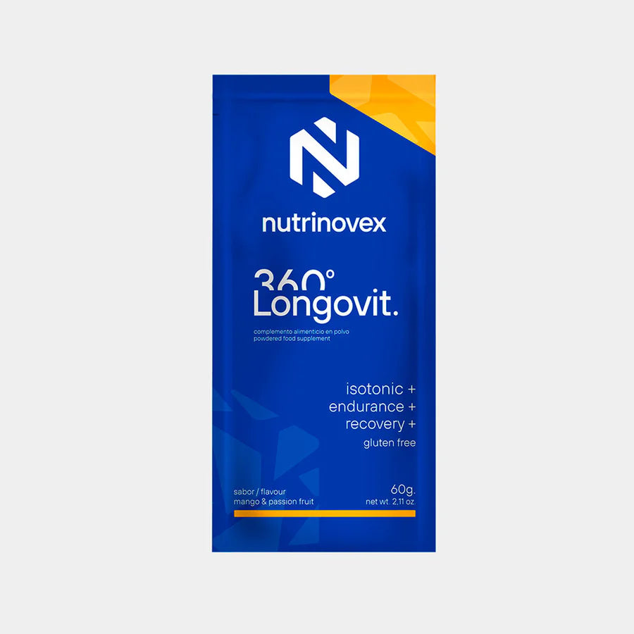 BEBIDA ENERGÉTICA NUTRINOVEX LONGOVIT 360 - Mango Maracuyá monodosis