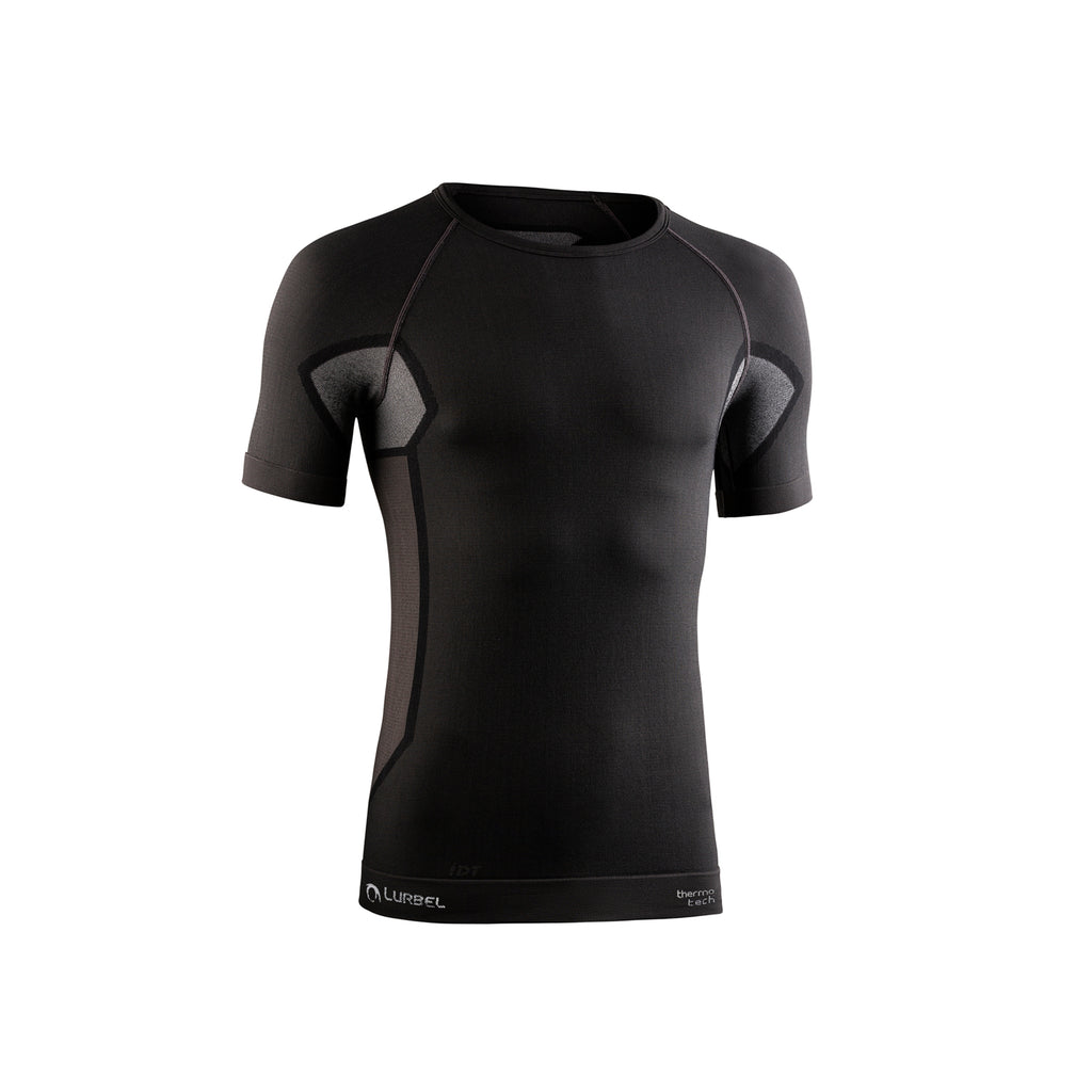 Camiseta térmica LURBEL Cristallo neutral short sleeves - Black