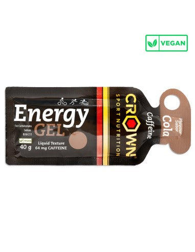 GEL ENERGÉTICO CROWN ENERGY GEL - Cafeína 64mg - Cola
