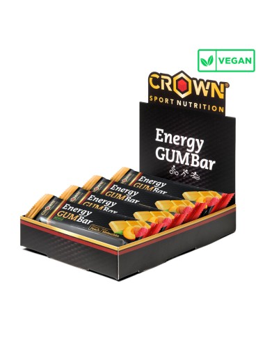 GOMINOLA ENERGÉTICA CROWN ENERGY GUM BAR - Melocotón