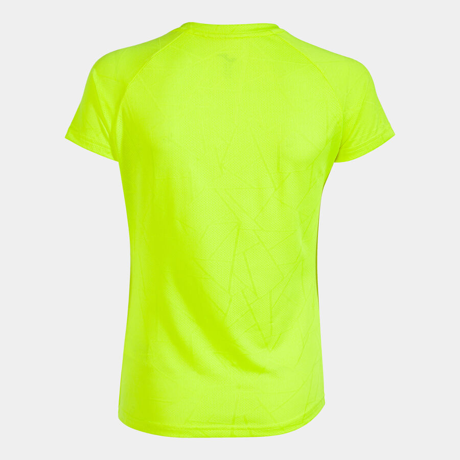 Camiseta Joma manga corta mujer Elite IX amarillo flúor