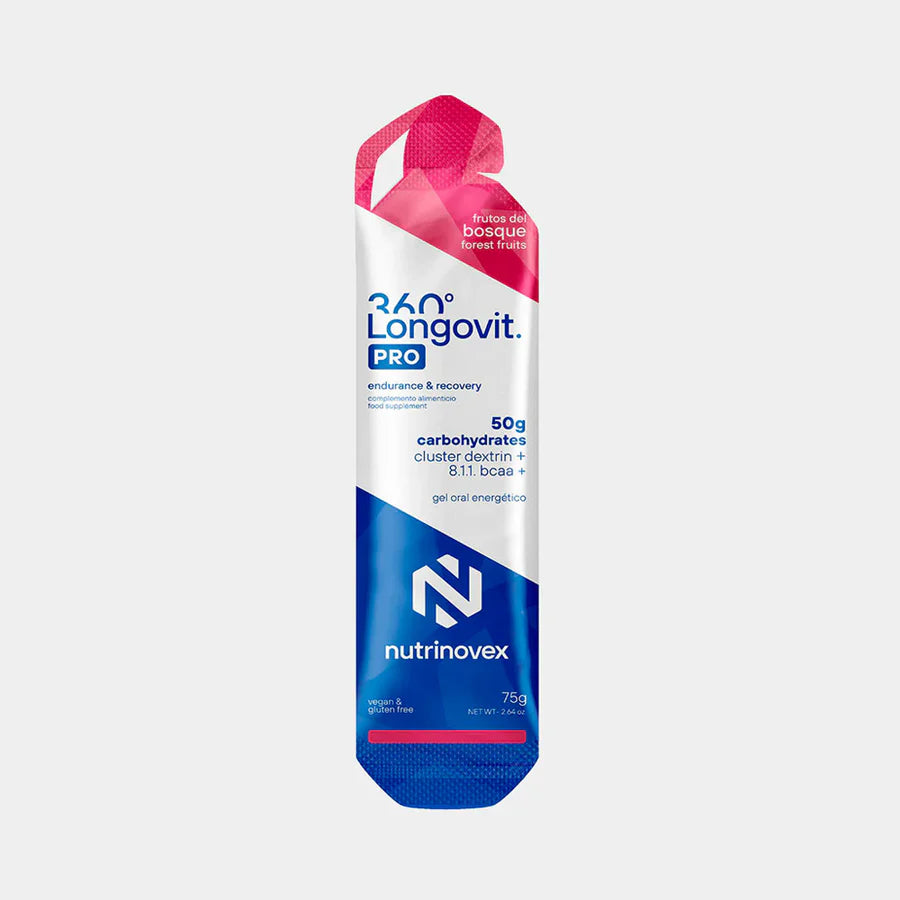 GEL ENERGÉTICO NUTRINOVEX LONGOVIT 360 PRO - Frutos del Bosque