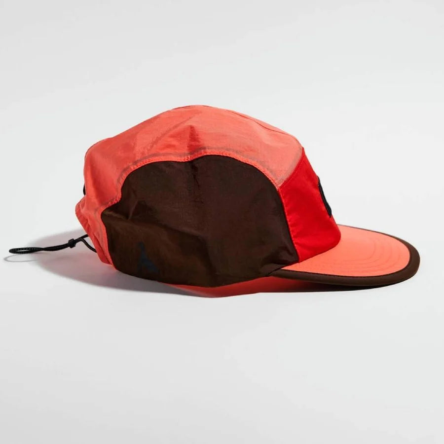 GORRA VÅGA PACER - Flame Red / Coral / Brown