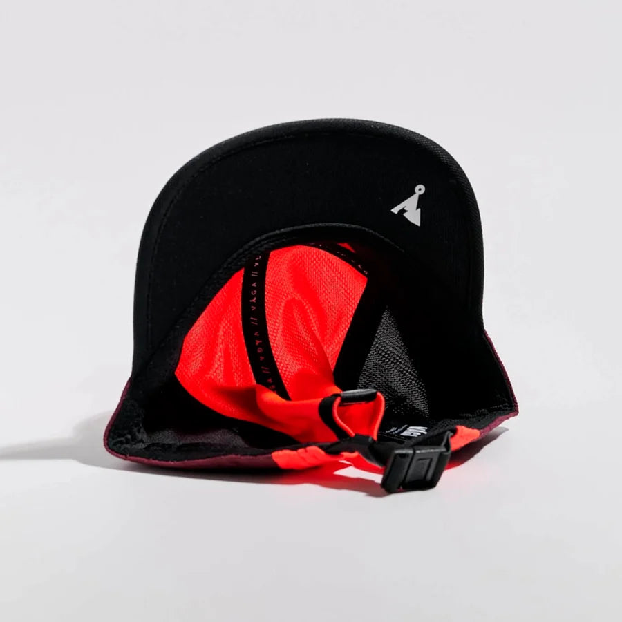 GORRA VÅGA CLUB - Neon Coral / Red / Bordeaux
