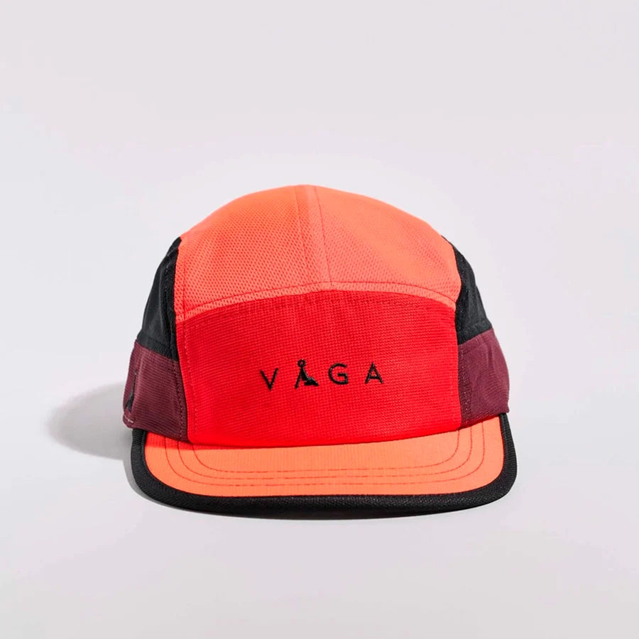 GORRA VÅGA CLUB - Neon Coral / Red / Bordeaux