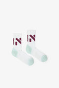 Nnormal Race Sock - White/Green