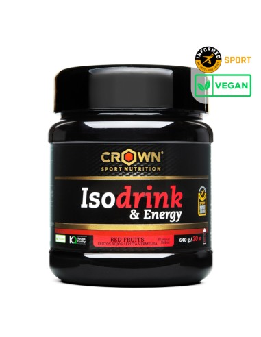 CROWN ISODRINK & ENERGY - Frutos Rojos bote 640g