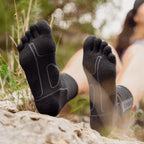 CALCETINES LURBEL DESAFÍO TOE FOUR - Negro / Gris Marengo