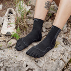 CALCETINES LURBEL DESAFÍO TOE FOUR - Negro / Gris Marengo