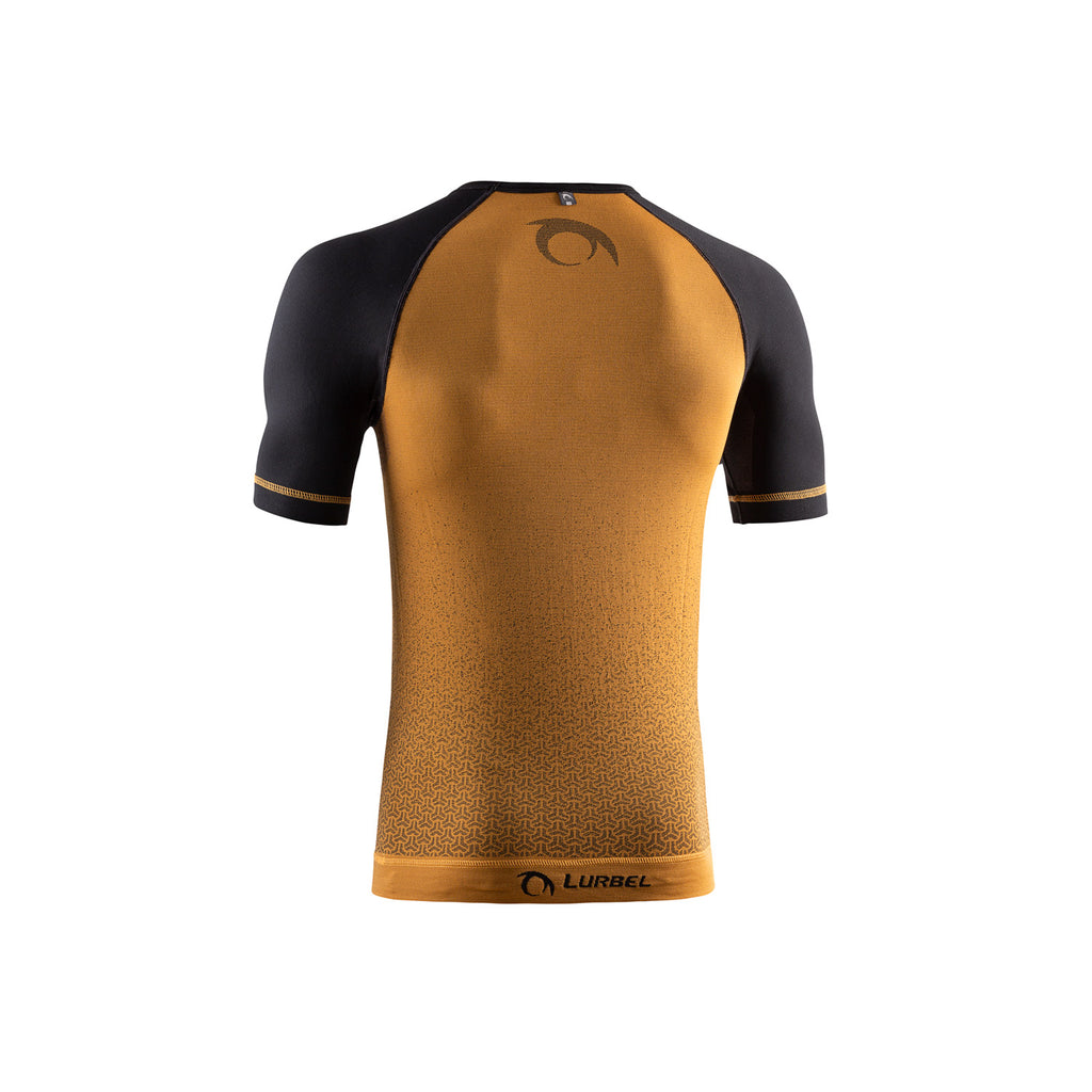 Camiseta unisex LURBEL - Spirit short sleeves - Ambar/negro