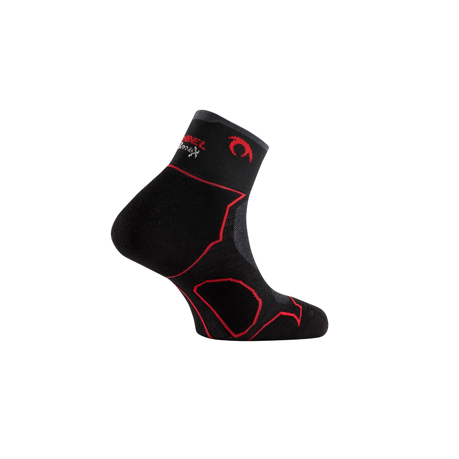Calcetines LURBEL - Desafio three - Negro / Rojo