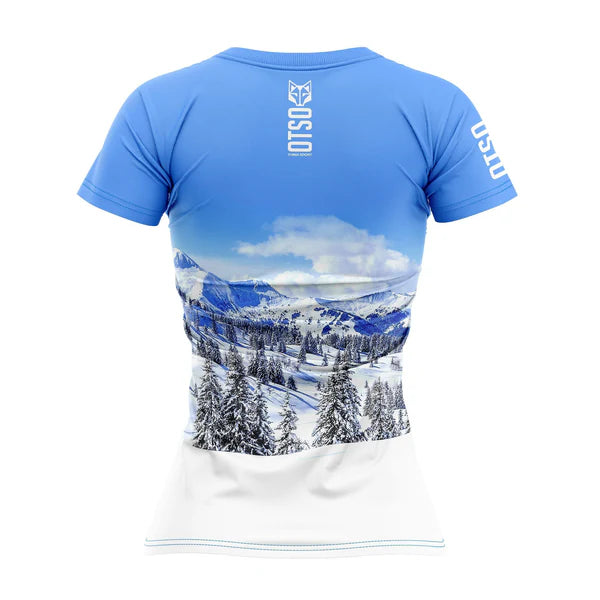 Camiseta OTSO manga corta mujer - Snow Forest