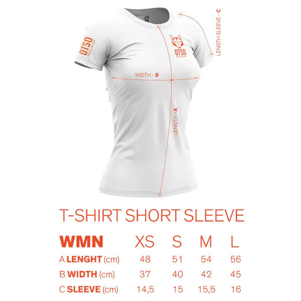 Camiseta OTSO manga corta mujer - Snow Forest