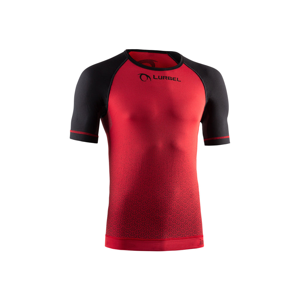 Camiseta unisex LURBEL - Spirit short sleeves - Rojo/negro