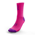Calcetines OTSO Multisport Medium Cut - Flooow fluo pink & violet